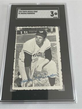 1969 Topps - Deckle Edge Brooks Robinson #1 SGC 3 VG